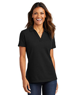 Port Authority Ladies C-FREE Cotton Blend Pique Polo LK867 at BignTallApparel