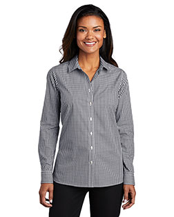 Port Authority Ladies Broadcloth Gingham Easy Care Shirt LW644 at BignTallApparel