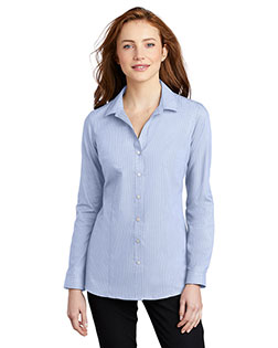 Port Authority Ladies Pincheck Easy Care Shirt LW645