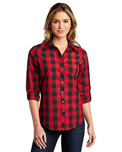 Port Authority Ladies Everyday Plaid Shirt. LW670