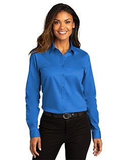 Port Authority Ladies Long Sleeve SuperPro ReactTwill Shirt. LW808