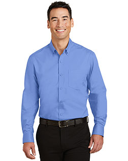 Port Authority SuperPro Twill Shirt. S663 at BigNTallApparel