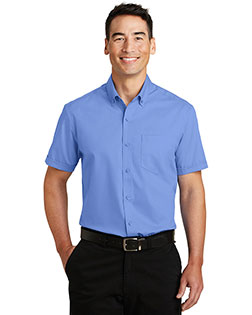 Port Authority Short Sleeve SuperPro Twill Shirt. S664 at BigNTallApparel