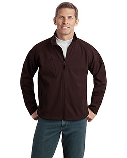 Port Authority Signature TLJ705 Men Tall Textured Soft Shell Jacket