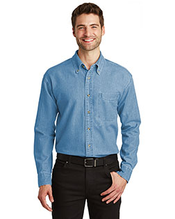Port Authority TLS600 Men  Long Sleeve Denim Shirt