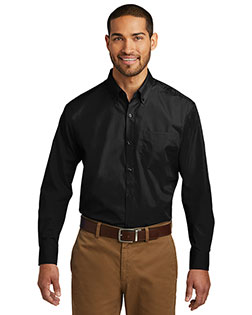 Port Authority Tall Long Sleeve Carefree Poplin Shirt. TW100