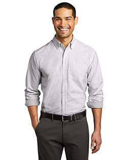 Port Authority W657 SuperPro Oxford Stripe Shirt