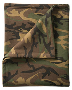   Port & Company ® Core Fleece Camo Sweatshirt Blanket. BP78C