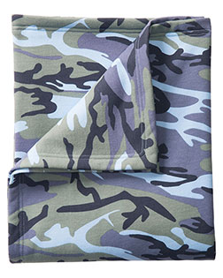    Port & Company ®  Core Fleece Camo Sweatshirt Blanket. BP78C