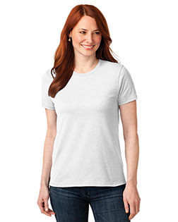 Port & Company Ladies Core Blend Tee. LPC55 at BigNTallApparel
