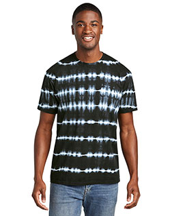 Port & Company ® Allover Stripe Tie-Dye Tee PC142 at BigNTallApparel