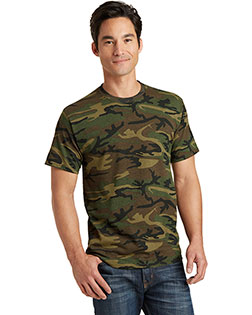 Port & Company Core Cotton Camo Tee. PC54C In Big & Tall Sizes