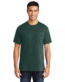 Port & Company PC55PT Men Tall 50/50 Cotton/Poly Tshirt With Pocket at BigNTallApparel