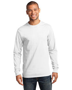 Port & Company PC61LS Men 100% Cotton Essential Long Sleeve T Shirt
