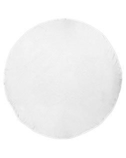 Pro Towels BTR60  Round White Beach Towel