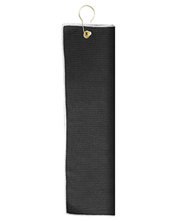 Pro Towels MW26TG  Microfiber Waffle Golf Towel with Tri-Fold Grommet