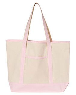 Q-Tees Q1500 34.6L Large Canvas Deluxe Tote