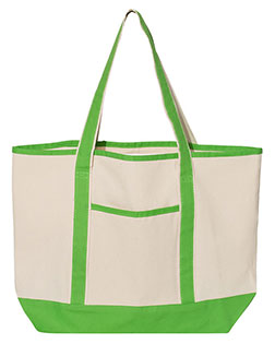 Q-Tees Q1500  34.6L Large Canvas Deluxe Tote
