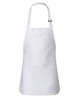 Q-Tees Q4250  Full-Length Apron with Pouch Pocket at BignTallApparel