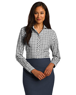 Red House RH75 Women Tricolor Check Noniron Shirt In Big & Tall Sizes