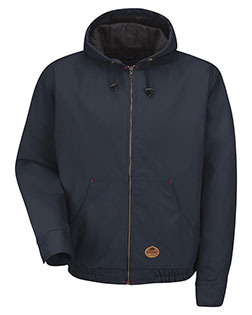 Red Kap JD20 Blended Duck Zip-Front Hooded Jacket