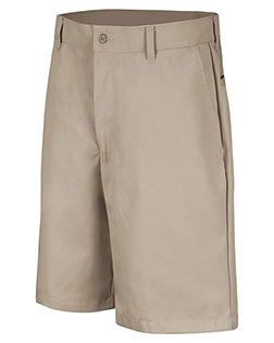 Red Kap PT26 Plain Front Shorts at BigNTallApparel