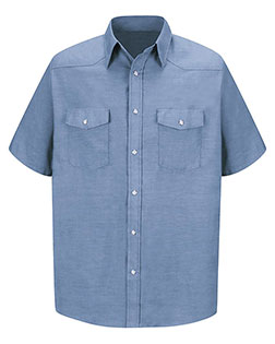 Red Kap SC24  Deluxe Western Style Short Sleeve Shirt