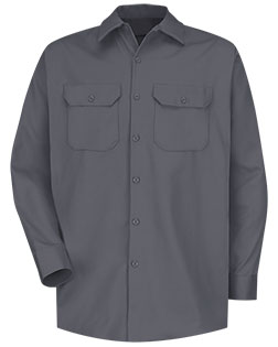 Red Kap SC70L Deluxe Heavyweight Cotton Shirt Long Sizes at BigNTallApparel