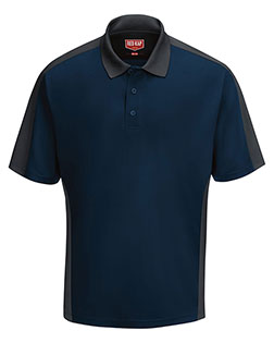 Red Kap SK54  Short Sleeve Performance Knit Two Tone Polo