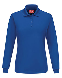 Red Kap SK7L  Women's Long Sleeve Performance Knit Polo