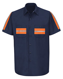 Red Kap SP24E Enhanced Visibility Industrial Work Shirt