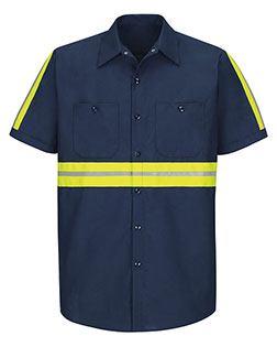 Red Kap SP24E  Enhanced Visibility Industrial Work Shirt