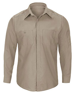 Red Kap SP3A  Pro Airflow Long Sleeve Work Shirt at BignTallApparel