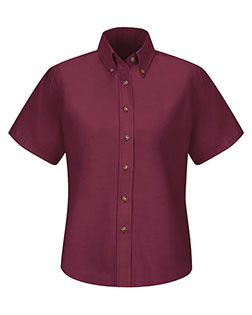 Red Kap SP81EXT  Women's Poplin Dress Shirt Extended Sizes at BigNTallApparel