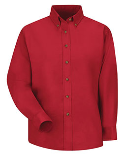 Red Kap SP91  Women's Long Sleeve Poplin Dress Shirt