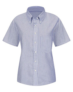 Red Kap SR61 Women's Executive Oxford Dress Shirt In Big & Tall Sizes