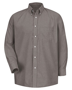 Red Kap SR70 Executive Oxford Long Sleeve Dress Shirt at BigNTallApparel