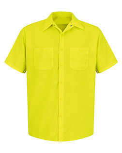 Red Kap SS24L  Enhanced Visibility Short Sleeve Work Shirt Tall Sizes