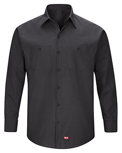 Red Kap SX10  Mimix™ Long Sleeve Work Shirt at BignTallApparel