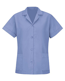 Red Kap TP23  Women's Loose Fit Short Sleeve Button Smock