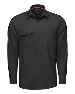 Red Kap TSM4T Men's Tall Cooling Long Sleeve Work Shirt At BigNTallApparel