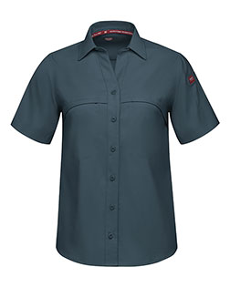 Red Kap TSW1 Women's Cooling Work Shirt At BigNTallApparel