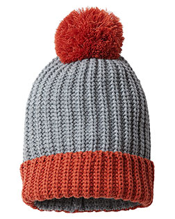 Richardson 143R Chunky Cable with Cuff & Pom Beanie