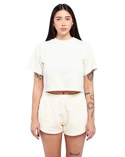 Shaka Wear SHGDC Ladies' Garment Dye Crop T-Shirt