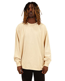 Shaka Wear SHGDLS  Men's Garment Dyed Long Sleeve T-Shirt