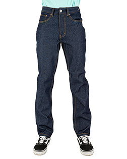 Shaka Wear SHRDJ Men's Raw Denim Straight-Leg Jean Pant