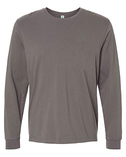 SoftShirts 420 Organic Long Sleeve T-Shirt at BigNTallApparel