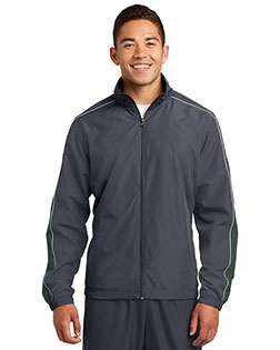  Sport-Tek Piped Colorblock Wind Jacket. JST61