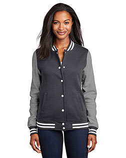  Sport-Tek Ladies Fleece Letterman Jacket. LST270