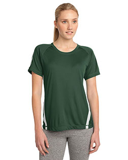 Sport-Tek LST351 Women Colorblock Competitor Tee at BigNTallApparel